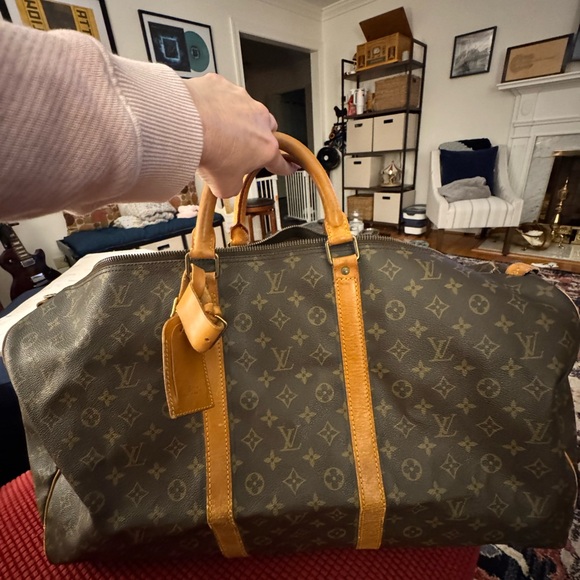 Louis Vuitton Keepall 60” Monogrammed Duffle Bag COA included - Picture 1 of 12
